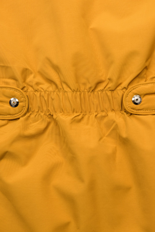 Žlutá/černá oboustranná podzimní bunda