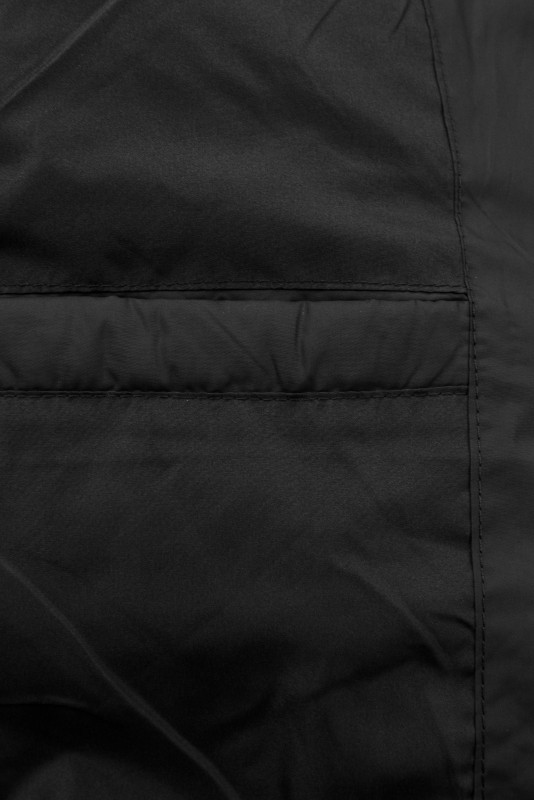 Prodloužená dámská zimní bunda černá