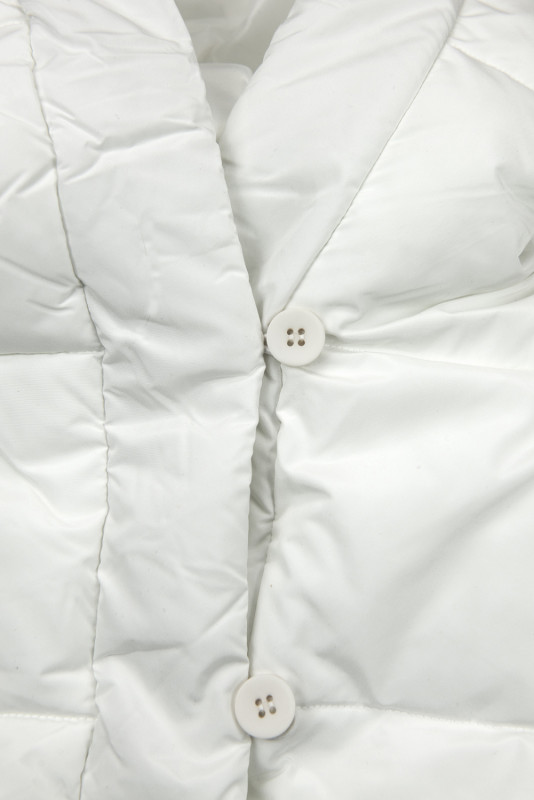 Bílá zimní bunda 2 v 1