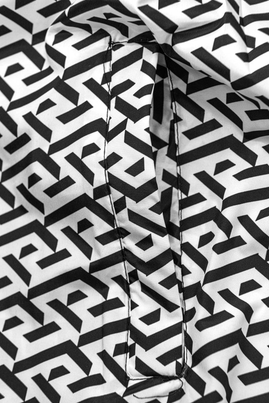 Červená lehká oboustranná bunda