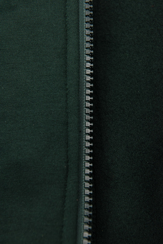 Smaragdově zelená prodloužená mikina od LHD