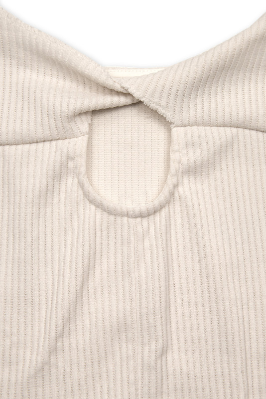 Ecru plus size šaty SIMPLE IS BEAUTIFUL