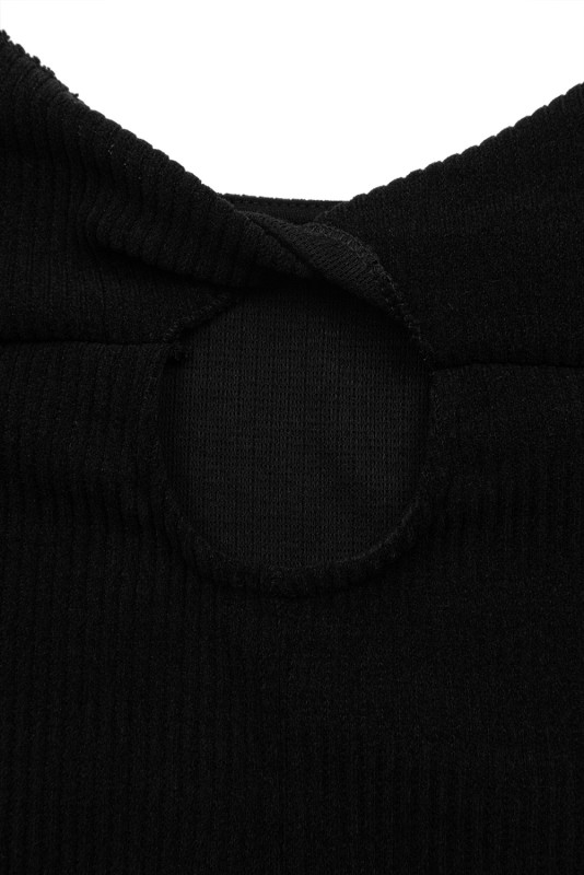 Černé plus size šaty SIMPLE IS BEAUTIFUL