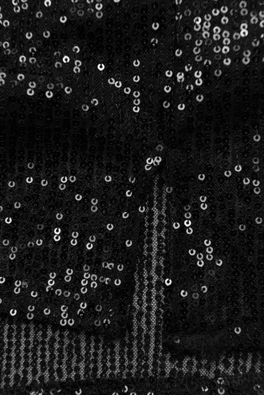 Černé šaty s flitry