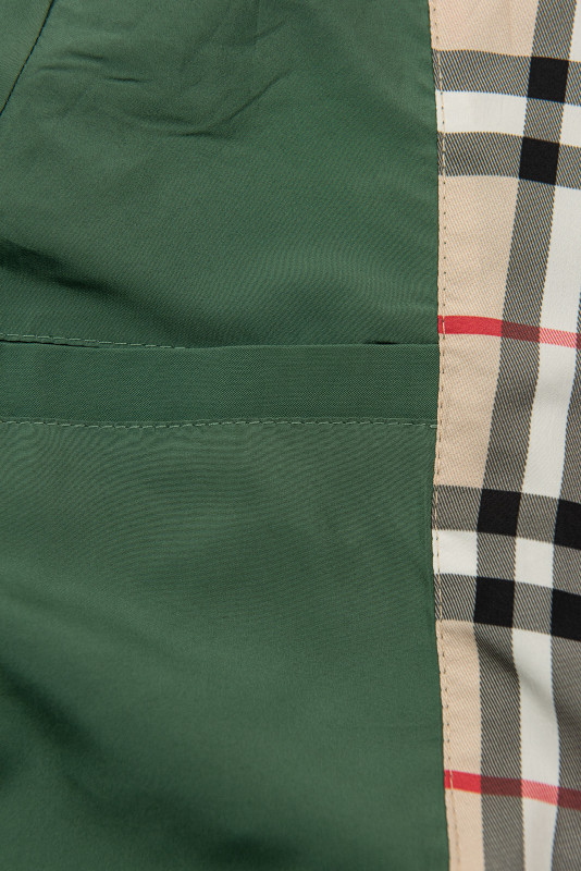 Zelený přechodný trenčkot