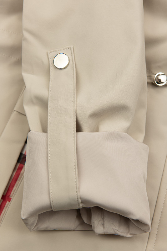 Krémový přechodný trenčkot