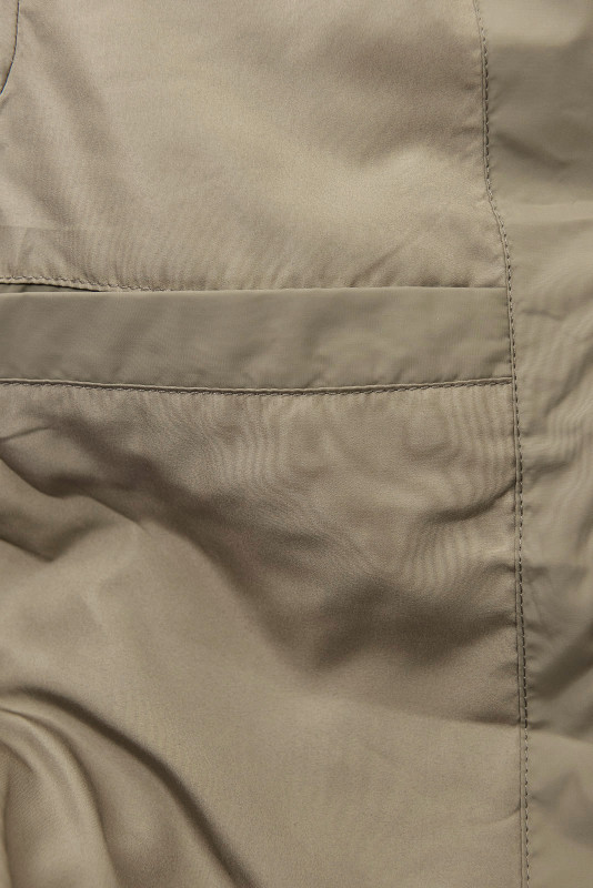 Elegantní zimní bunda s kožešinou, béžová