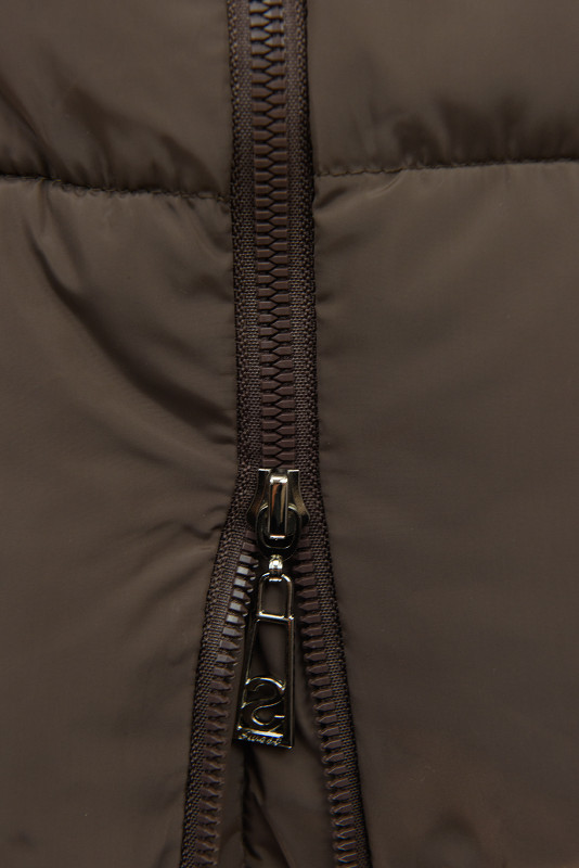 Zimní dámská bunda FASHION teplá hnědá