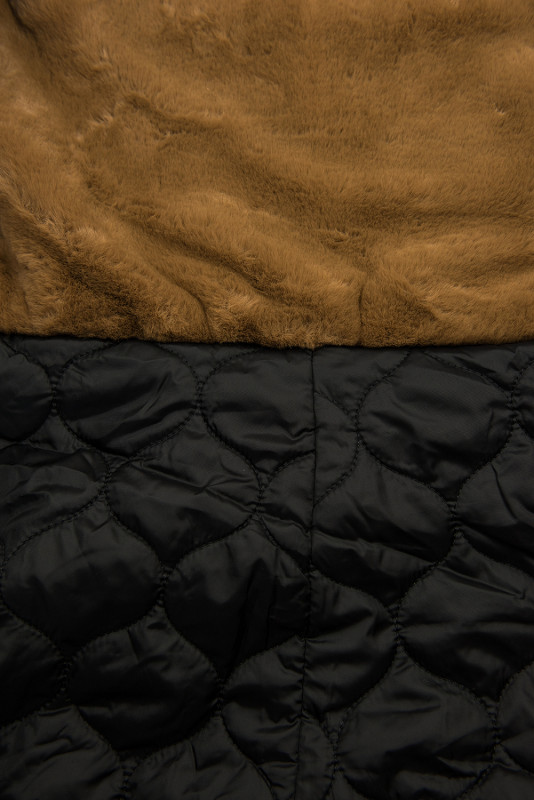 Přechodná parka se zateplením černá