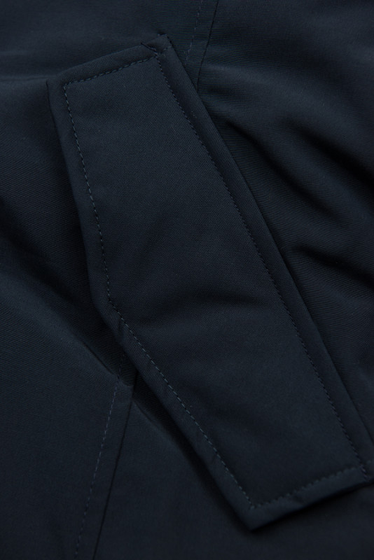 Přechodná parka se zateplením tmavě modrá