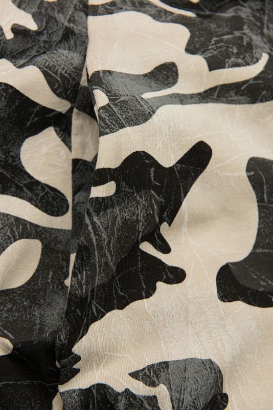 Vanilkové ležérní army šaty