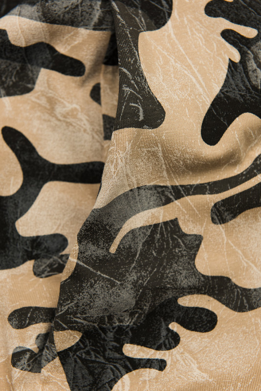 Hnědé ležérní army šaty