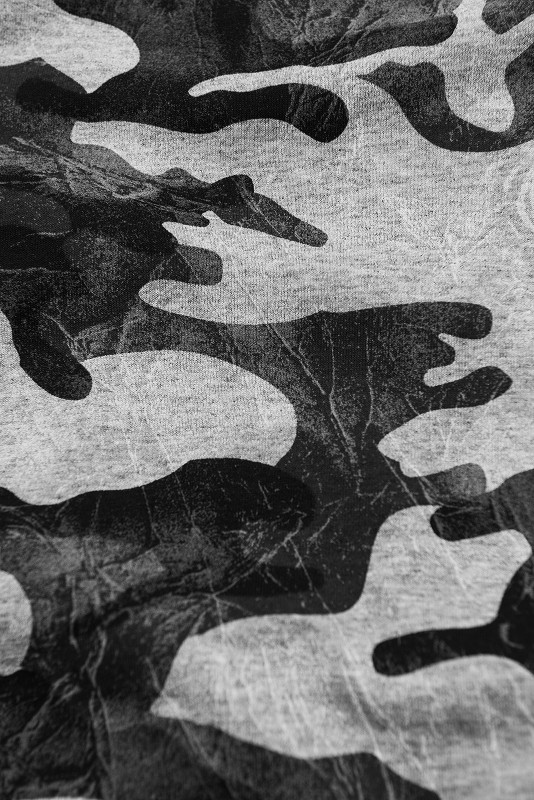 Šedé ležérní army šaty