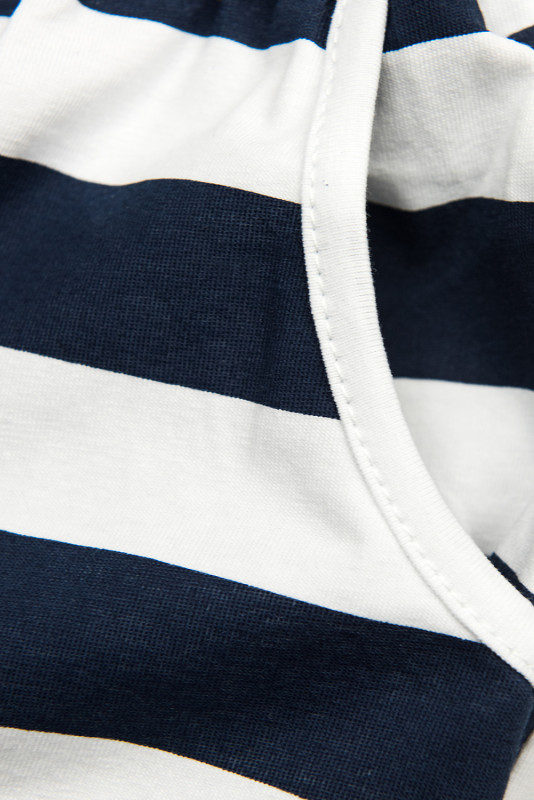 Pruhované bavlněné šaty X.