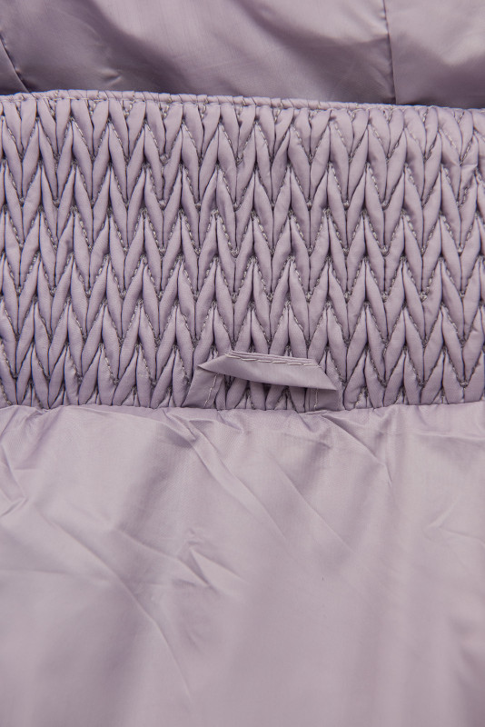 Přechodná bunda s kapucí světle fialová