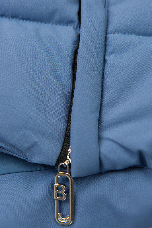 Modrá zimní bunda s kapucí FROST