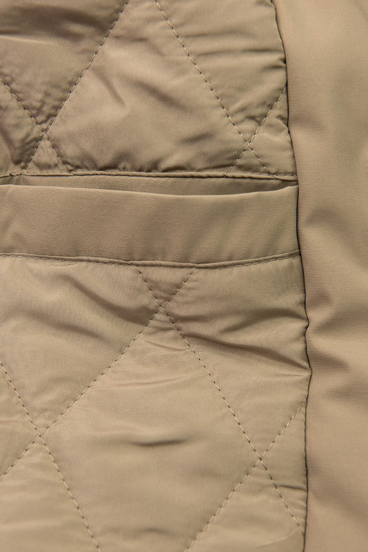 Zimní bunda/parka se stahováním v pase béžová