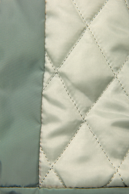 Nefritově zelený přechodný plášť/parka