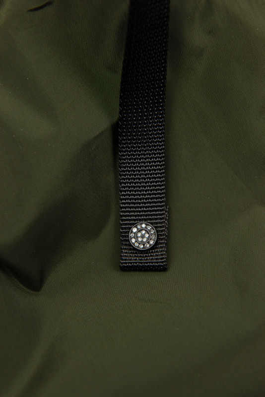 Khaki přechodný plášť/parka