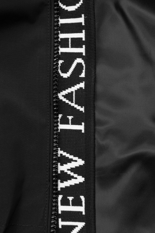 Černá parka FASHION