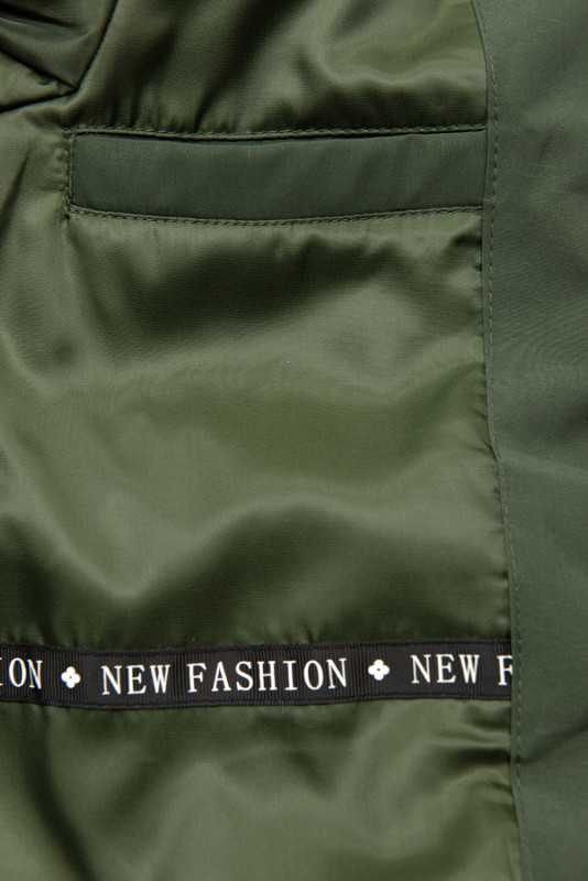 Olivově zelená parka FASHION