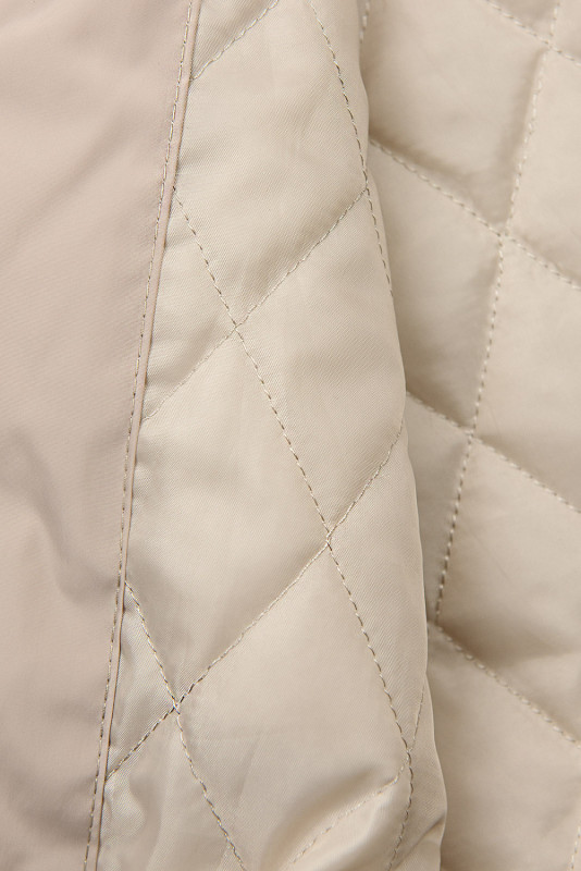 Béžový prodloužený plášť/parka