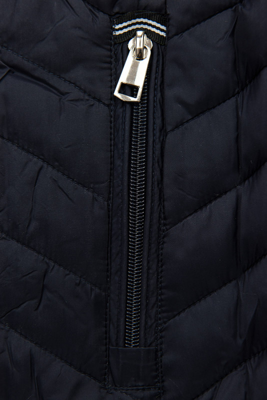 Lehká přechodná bunda tmavě modrá