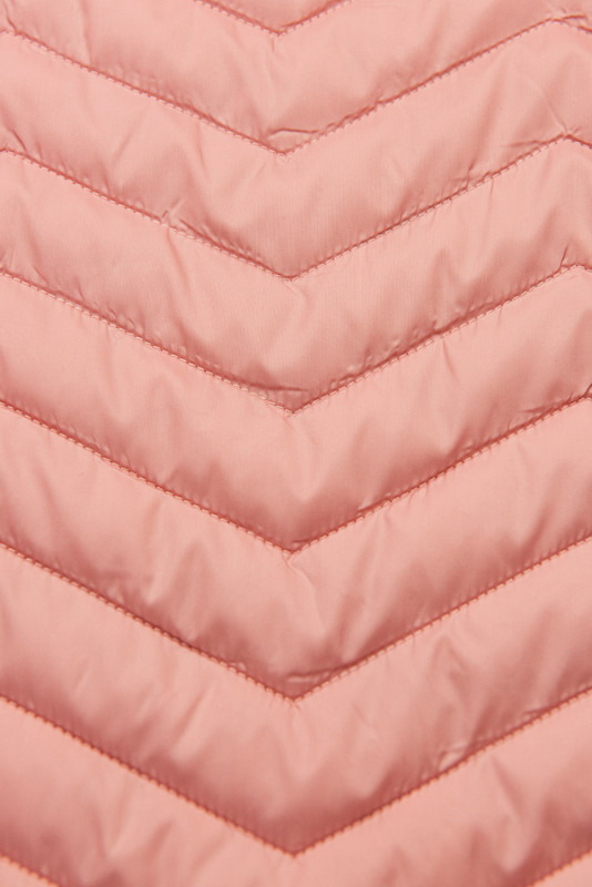 Lehká přechodná bunda světle růžová