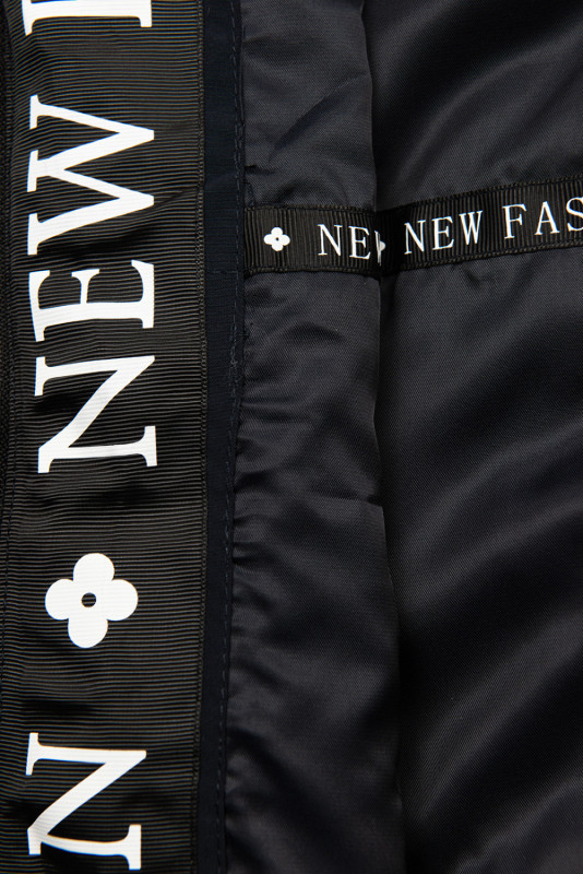 Lehká přechodná parka FASHION tmavě modrá