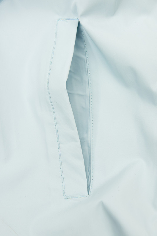 Oboustranná přechodná bunda světle modrá/baby blue