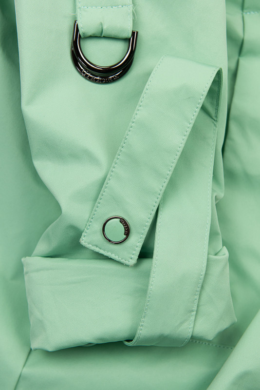 Přechodný plášť jarní zelená