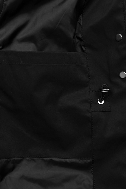 Přechodný plášť černý