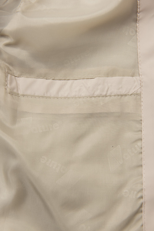 Přechodná bunda v prodlouženém střihu béžová