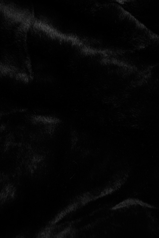 Černá dětská zimní bunda s kapucí