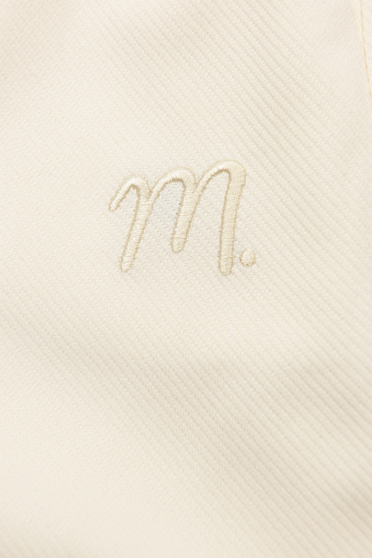 Ecru sportovní kalhoty s kapsami