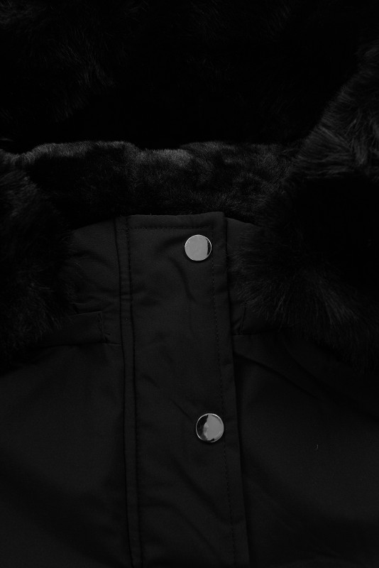 Černá dětská zimní parka