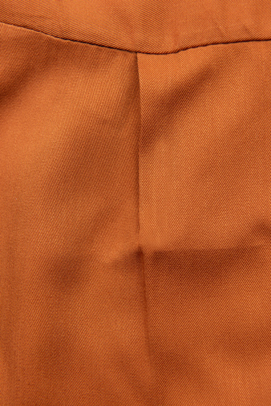 Skořicově hnědý kalhotový overal