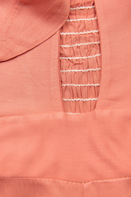 Lososově růžový kalhotový overal