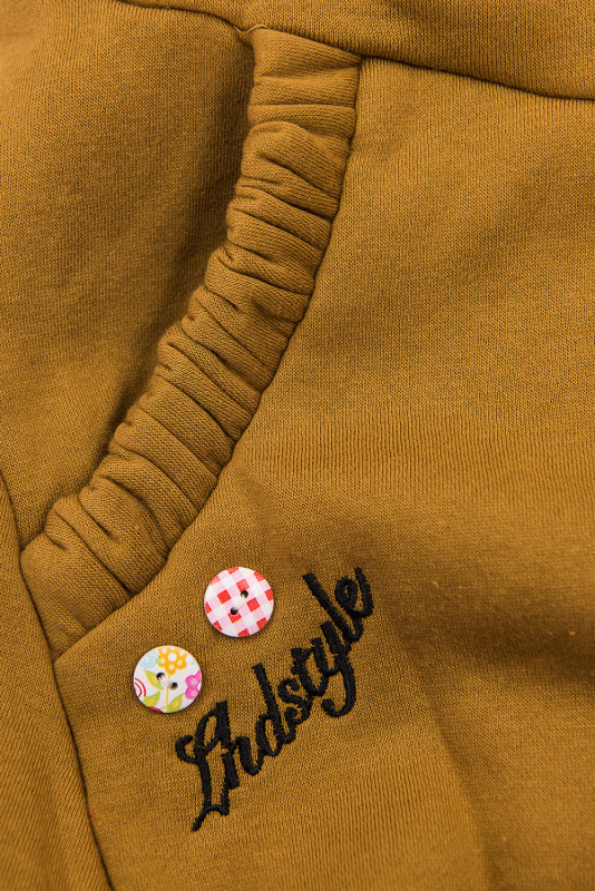 Mustard prodloužená mikina od LHD