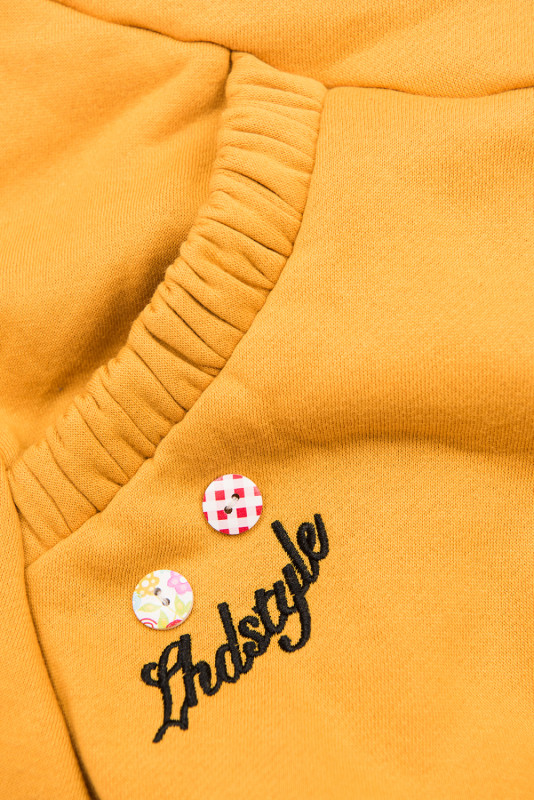 Žlutá prodloužená mikina od LHD