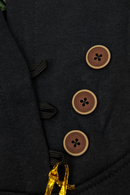 Černá mikina ve slim střihu