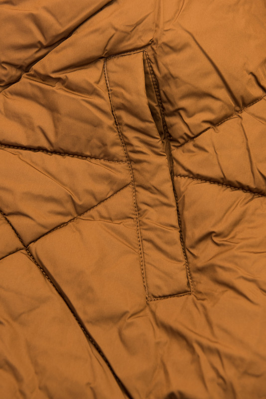 Černo-hnědá oboustranná zimní bunda