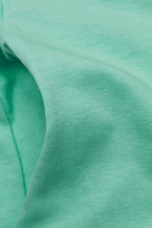 Mátově zelené šaty s nášivkou SUMMER