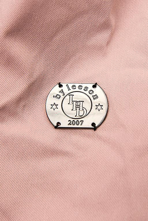 Růžovo-šedá zimní parka