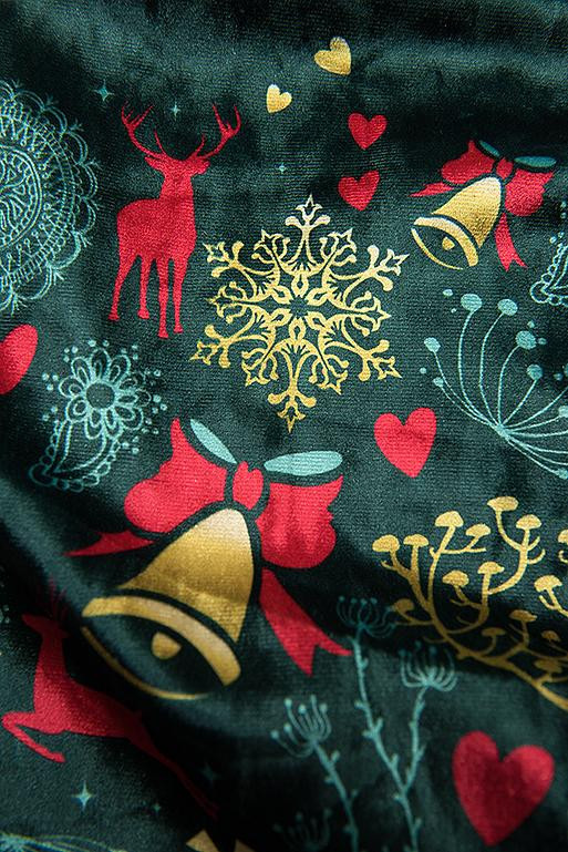 Zelené šaty Christmas