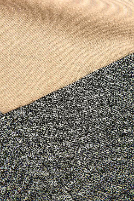 Mikina s oblékáním přes hlavu béžová/šedá/černá