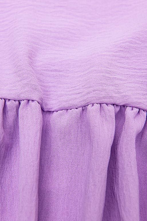 Fialové letní šaty z viskózy