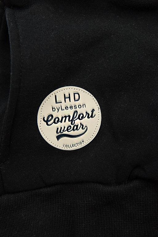 Mikina s pruhy černá/žlutá