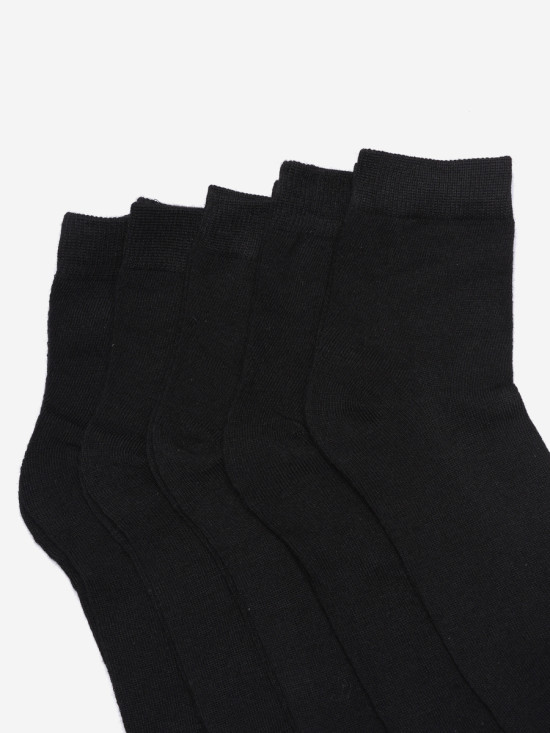 Černé pánské ponožky - 5 párů
