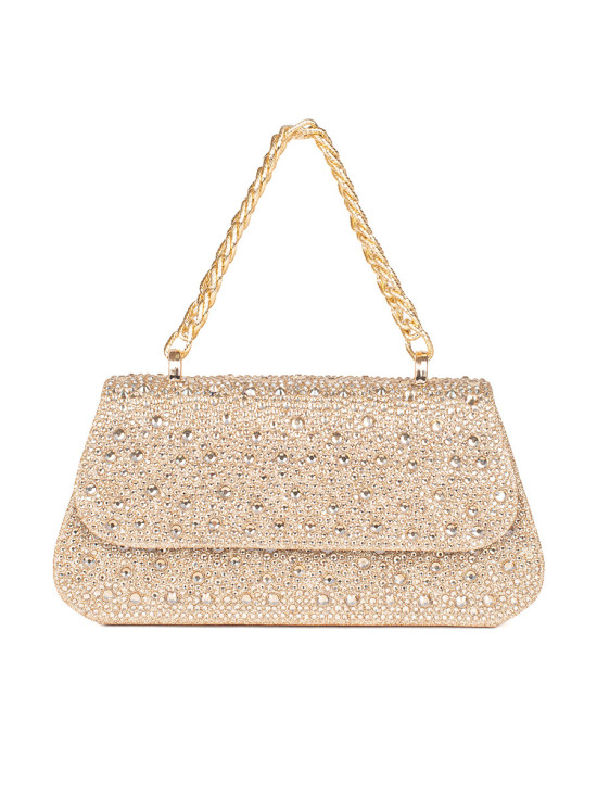 Malá zlatá kabelka na řetízku